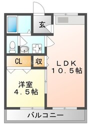 大日駅 徒歩7分 1階の物件間取画像